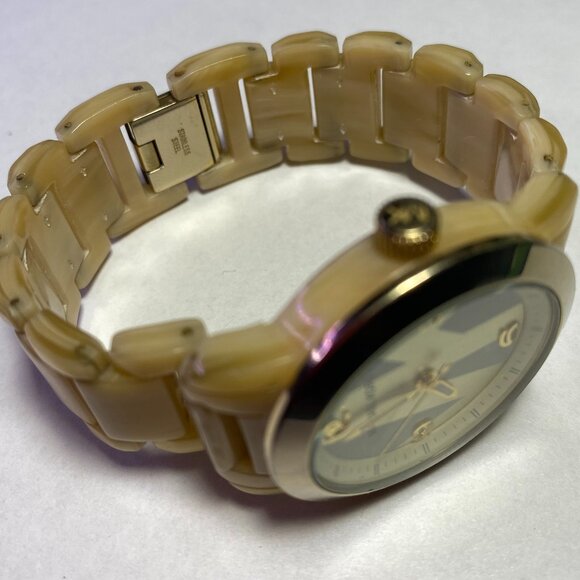 Michael Kors  Stainless Steel Horn Acetate Women's Watch - Picture 3 of 5